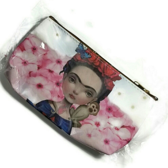 🆕️ 3 piece Frida Kahlo wristlet coin purse set - Picture 2 of 5
